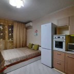 Кровать в апартаментах 3 в Loft Studio
