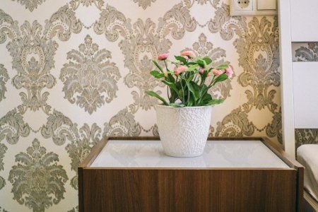 Цветы в номере Двухместный с собственной ванной в Sellingroom