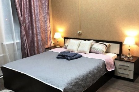 Отель Baget у Парка культуры — посмотреть цены на сайте Кровать в номере Комфорт в отеле Багет