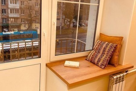 Балкон номера Люкс 306 в отеле Стромынка