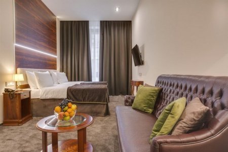 Общий вид номера Люкс с видом на реку в отеле Viewpoint Hotel