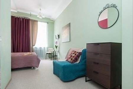 Интерьер номера Делюкс в отеле Story Hostel