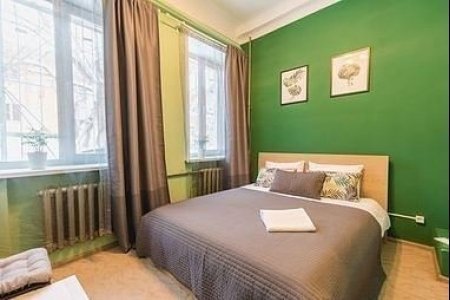 Номер с кроватью king-size в отеле Story Hostel