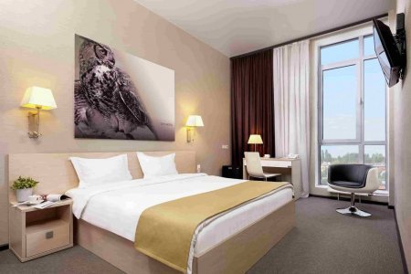 Интерьер номера Комфорт в отеле City Hotel Sova