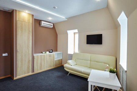 Интерьер двухместного номера в отеле Багет