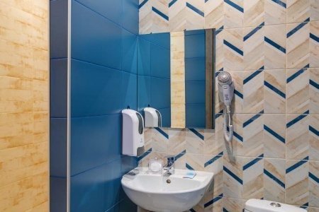 Раковина в номере Полулюкс Посейдон в отеле Элитон Братеевская