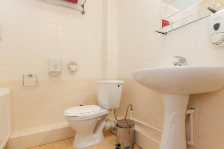 Санузел в номере Улучшенный в отеле Регина на Университетской