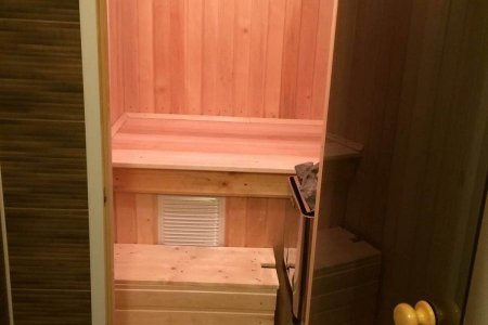 Сауна в двухместном номере в отеле Мираж