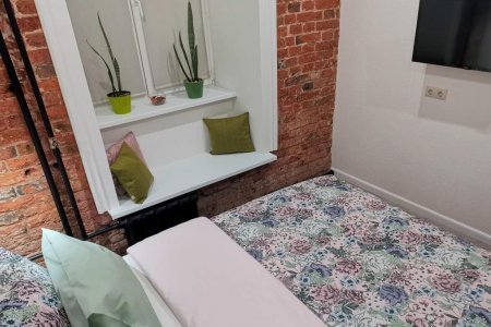 Кровать в номере Стандарт в отеле Aesthetics Room House