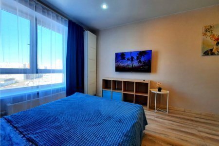Кровать в номере Студио 1 в The LOFT STUDIO Moscow