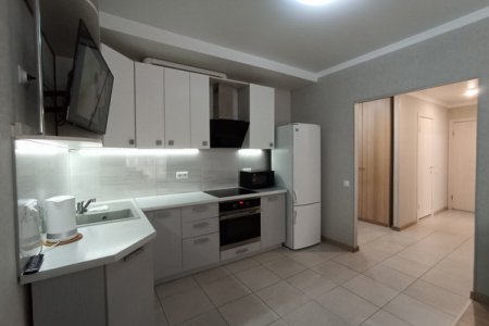 Кухонная зона в номере Double 1 в The LOFT STUDIO Moscow