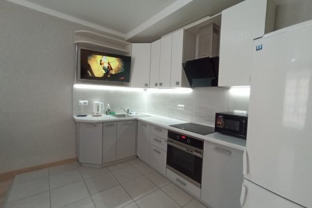 Кухонный уголок в номере Double 1 в The LOFT STUDIO Moscow