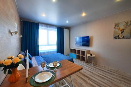 Обеденная зона в номере Студио 1 в The LOFT STUDIO Moscow