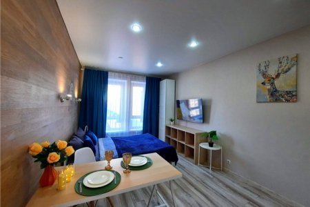 Обеденная зона в номере Студио 3 в The LOFT STUDIO Moscow