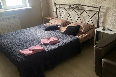 Вид с порога номера Стандарт в отеле Дворики