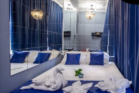 Кровать в номере Стандарт № 4, 11,12,14 в отеле Джаз