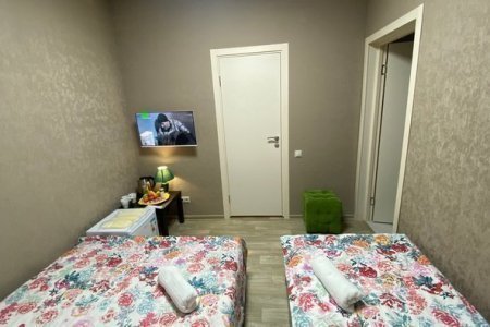 Две кровати в номере Стандарт в отеле Room Room
