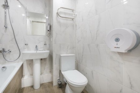 Санузел в номере Двухместный комфортный с кухней в Новый Восход