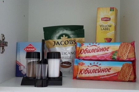 Чайный набор в номере 1 в Loft Studio