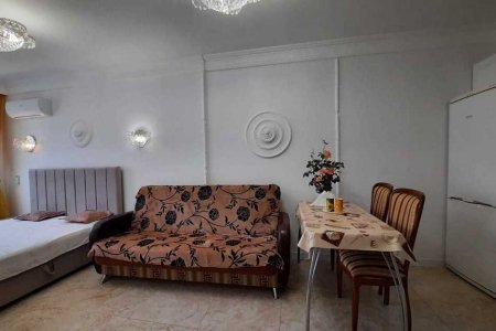 Диван в номере 6 в Loft Studio Носовихинское шоссе