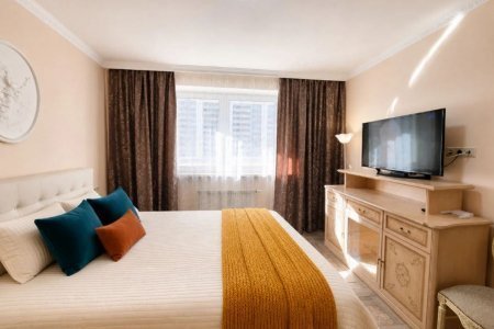 Кровать апартаментов 2 в Loft Studio