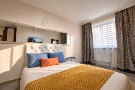 Кровать в номере 1 в Loft Studio