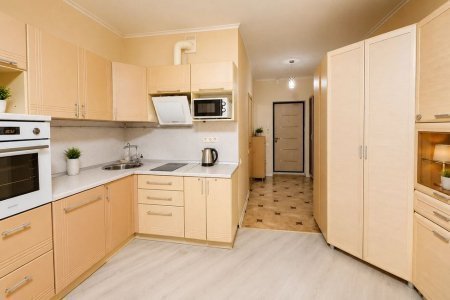 Кухня в апартаментах 3 в Loft Studio