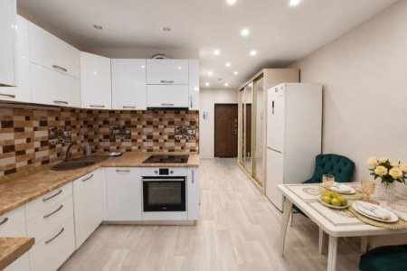 Кухня в апартаментах 4 в Loft Studio