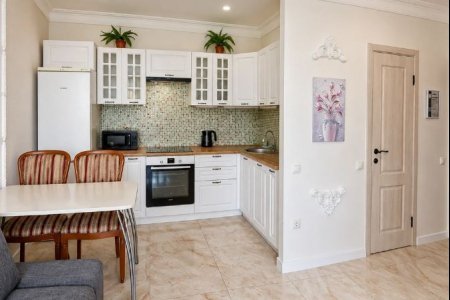 Кухня в номере 6 в Loft Studio Носовихинское шоссе