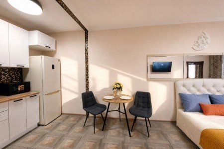 Обеденная зона в номере 1 в Loft Studio