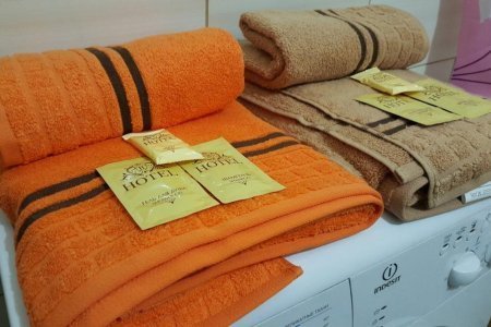 Полотенце в номере 1 в Loft Studio