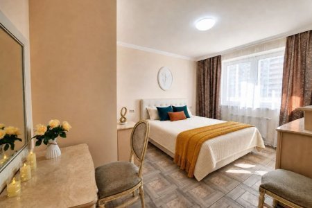 Спальная зона апартаментов 2 в Loft Studio