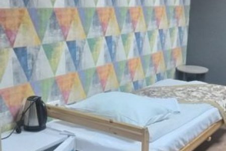 Кровать в номере Эконом TWIN без окна в Апельсин на Вернадского