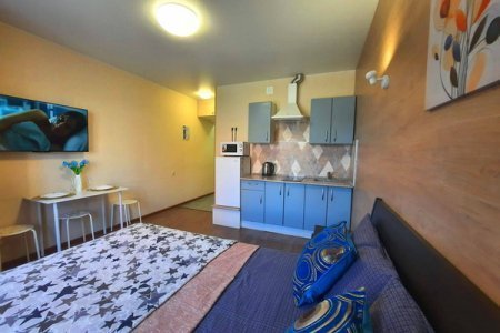 Кухня в номере Студия 2 в The LOFT STUDIO MOSCOW