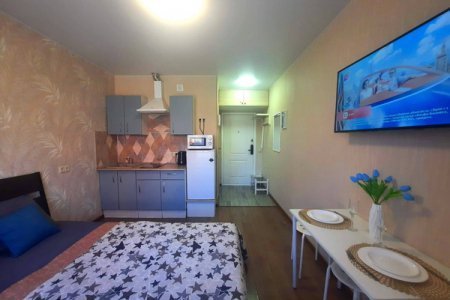 Общее пространство номера Студия 3 в The LOFT STUDIO MOSCOW