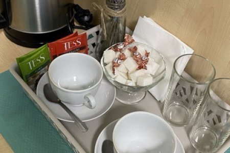 Чайный набор в номере Делюкс в отеле Баунти