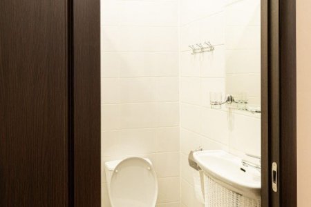 Санузел в номере Делюкс в отеле Баунти