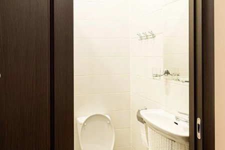 Санузел в номере Стандарт в отеле Баунти
