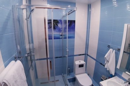 Душевая в номере в отеле Гости в Люберцах