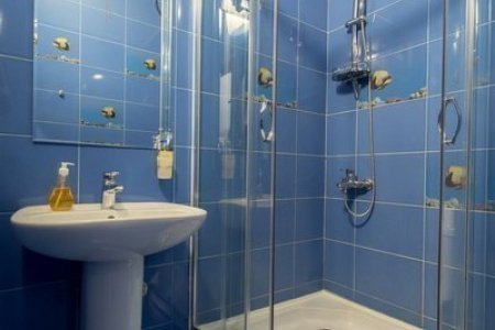 Душ в номере Стандарт в отеле Лев