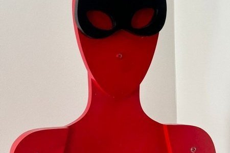 Дизайн номера Комфорт Премиум красный в отеле Гости на Белорусской