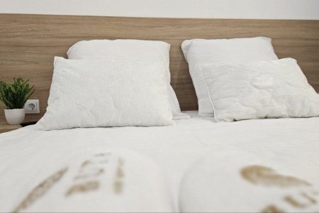 Подушки в номере Стандарт 6 в отеле Buta Hotel 2