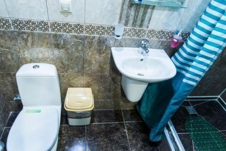 Санузел в номере Стандарт в отеле Автор Братиславская