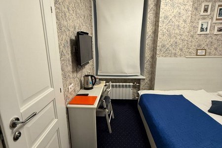 Интерьер в номере Стандартный одноместный в отеле Апельсин на Трубной