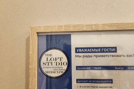 Декор в номере 4 в The Loft Studio у метро Котельники