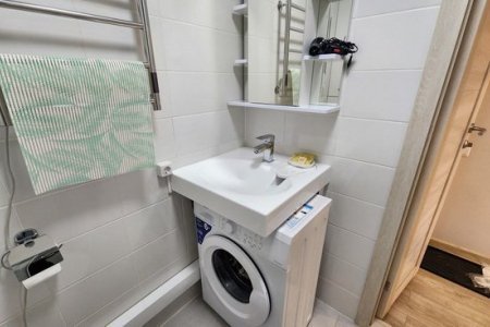 Стиральная машина в апартаментах 2 в The Loft Studio у метро Котельники