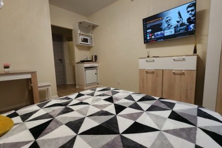 Зона отдыха в апартаментах 1 в The Loft Studio у метро Котельники
