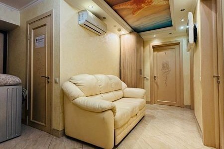 Зона отдыха в номере Стандарт с душевой кабиной в отеле Аура