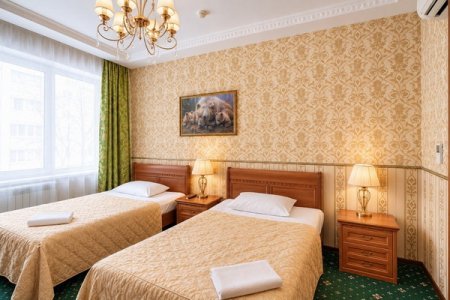 Комфорт с двумя раздельными кроватями в отеле Автор