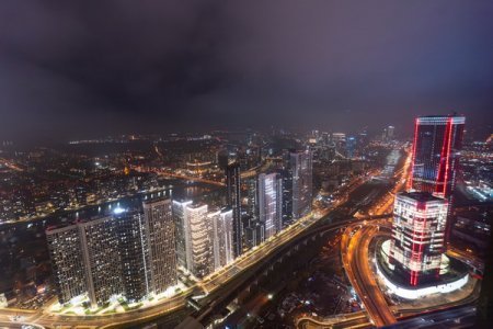 Вид с окна в номере 619 Апартаменты в Де Арт Москва-Сити